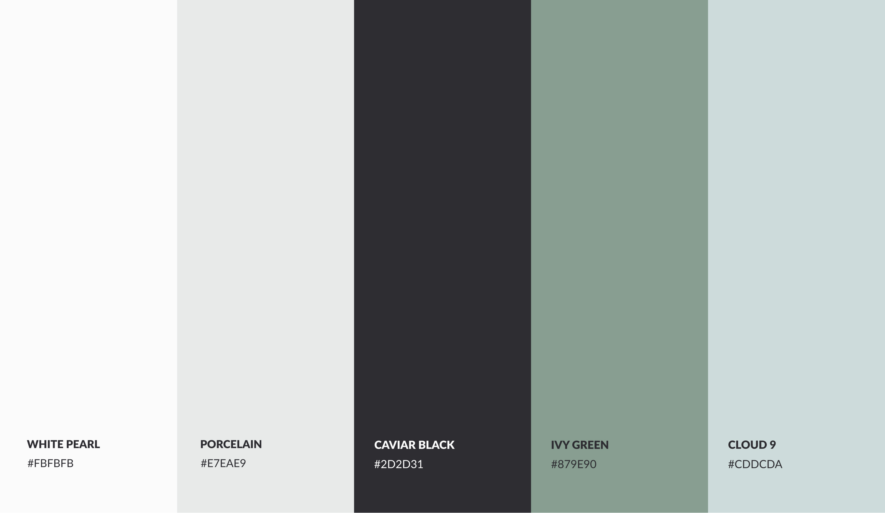 Stationery design of letterhead and business cards for the company Anders on top of a blurred photo of a house interior.