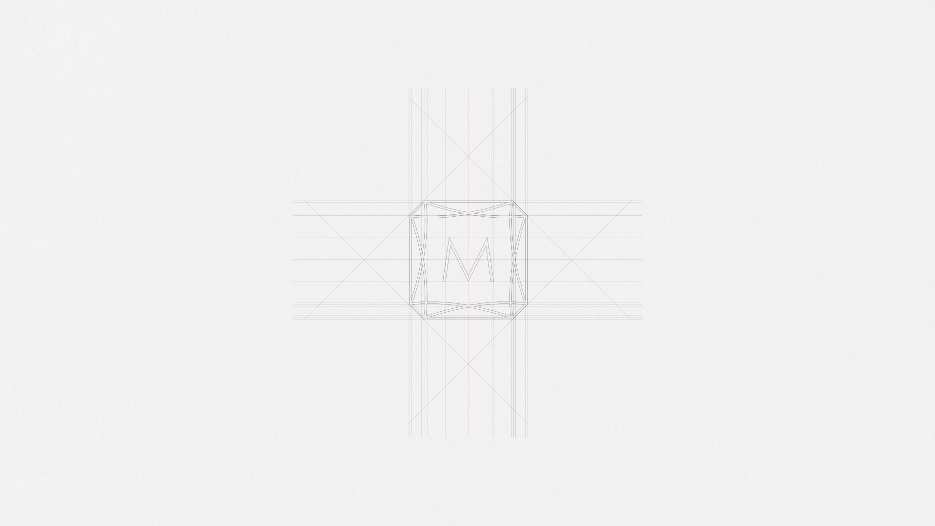 Stationery design of letterhead and business cards for the company Anders on top of a blurred photo of a house interior.