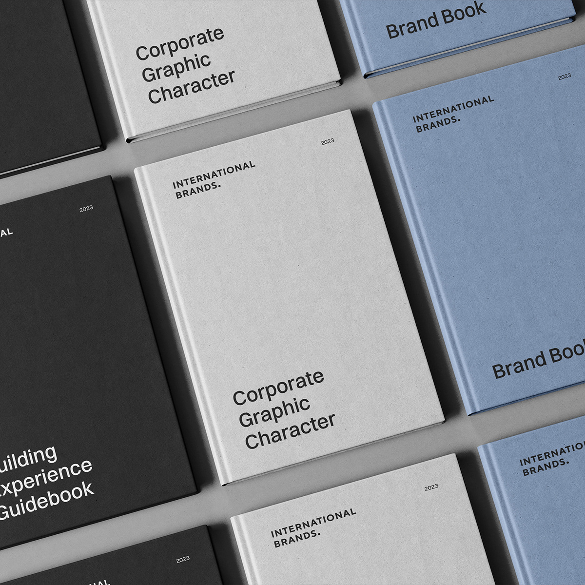 Graphic depicting a color palette of Stone Brown, Dark Navy, Beige, and Cream White along with corresponding hex color codes.