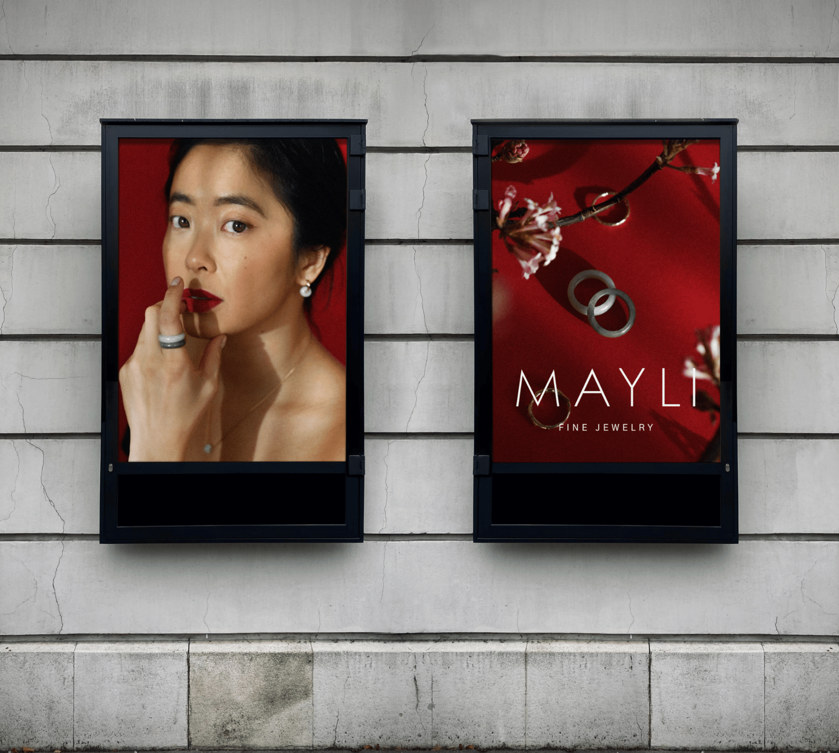 Graphic depicting UI-styled buttons with different categories of interior design items on top of an image of a modern interior living room.