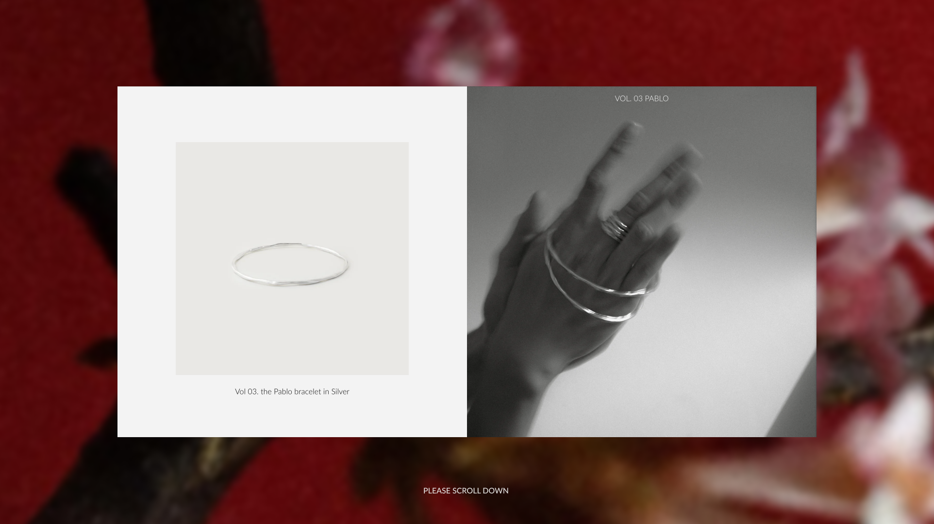 Anders brand wordmark in white placed on top of an image of a modern interior design.